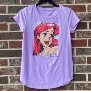 Disney The Little Mermaid Ariel Purple Princess T-Shirt